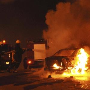 Another attack on Egypt’s 10 million Coptic Christians: Firemen dousing a blaze at a New Year’s car bombing outside a Coptic church.